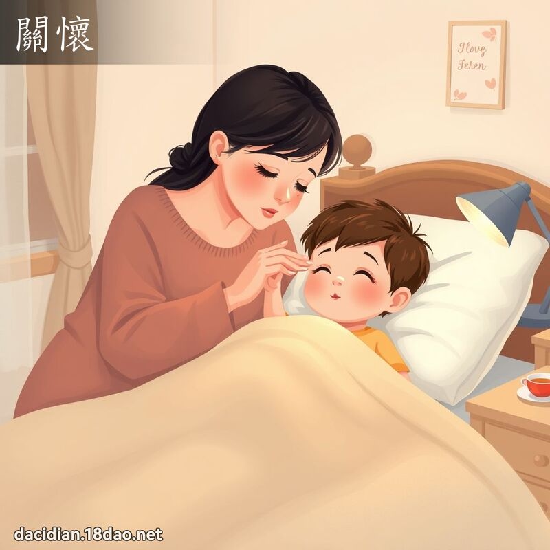 關懷 - 國語大辭典配圖