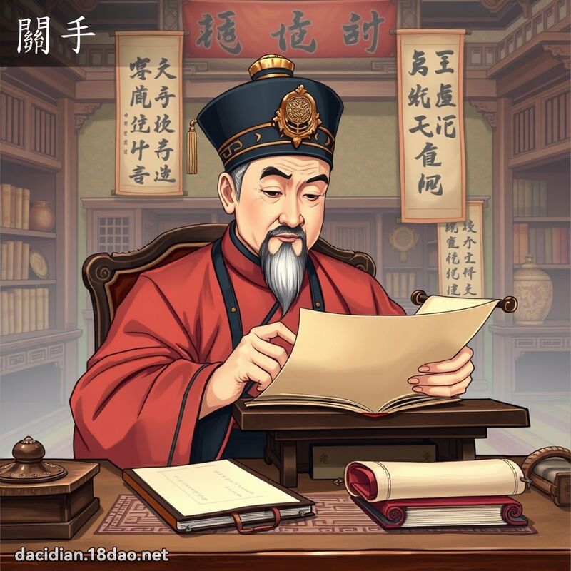 關手 - 國語大辭典配圖
