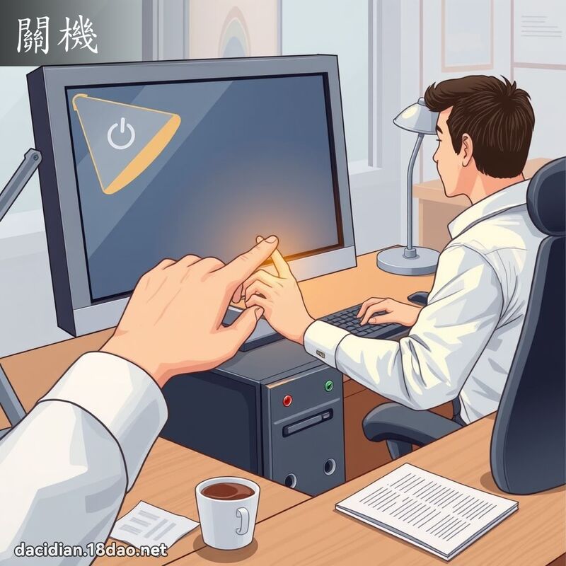 关机 - 国语大辞典配图
