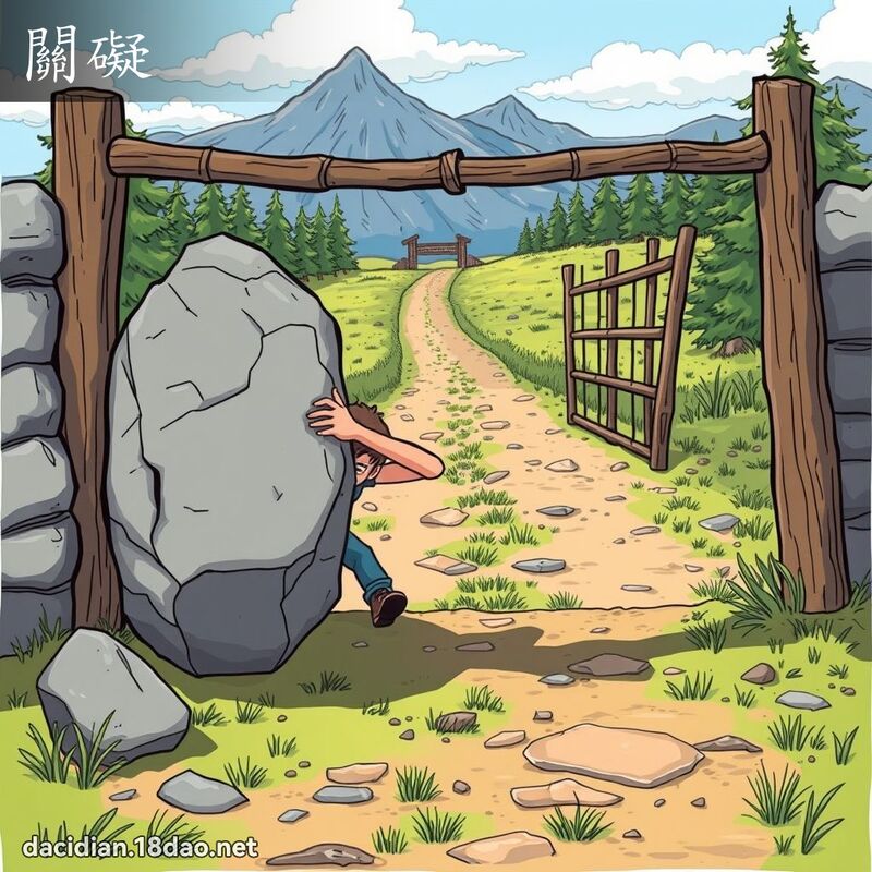 关碍 - 国语大辞典配图