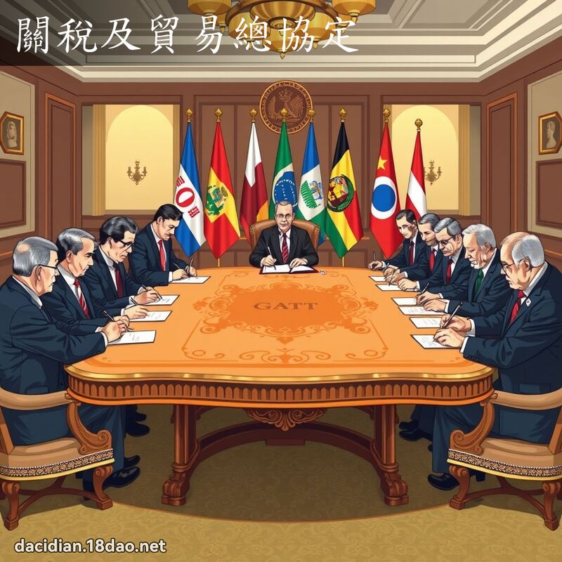 关税及贸易总协定 - 国语大辞典配图
