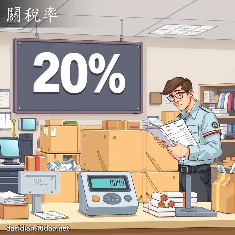关税率 - 国语大辞典配图