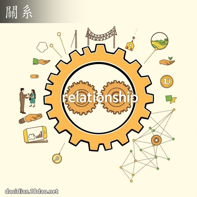 關系 - 國語大辭典配圖