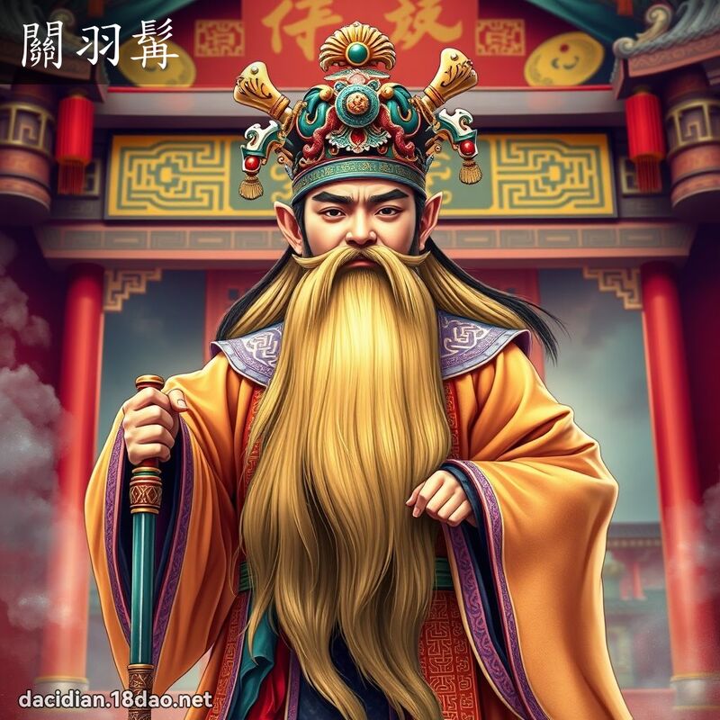 關羽髯 - 國語大辭典配圖