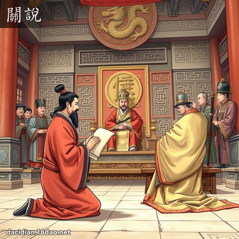 关说 - 国语大辞典配图