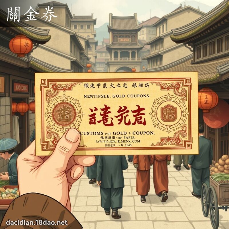 关金券 - 国语大辞典配图