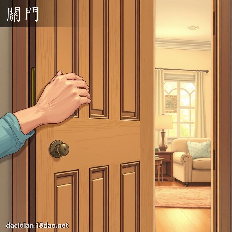 关门 - 国语大辞典配图