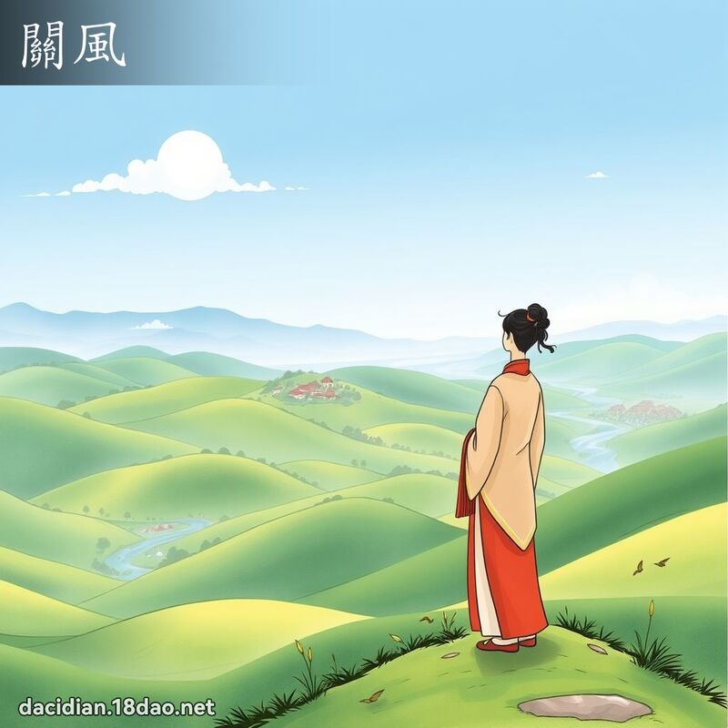 关风 - 国语大辞典配图