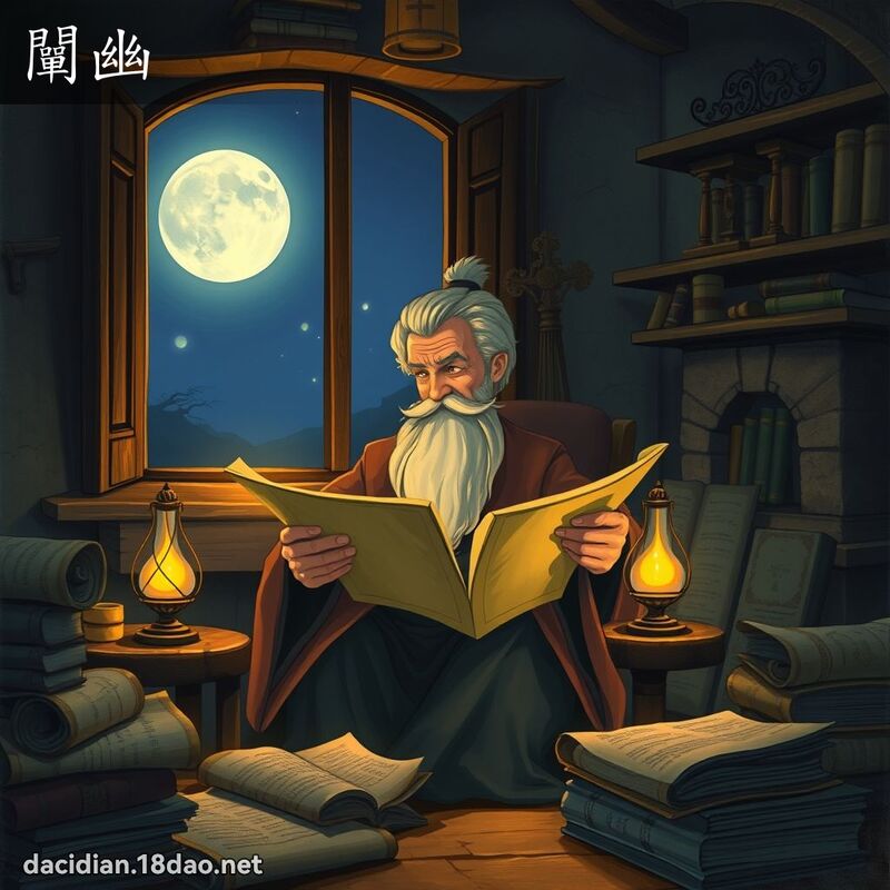 闡幽 - 國語大辭典配圖