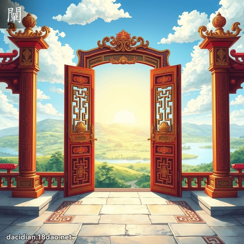 阐 - 国语大辞典配图