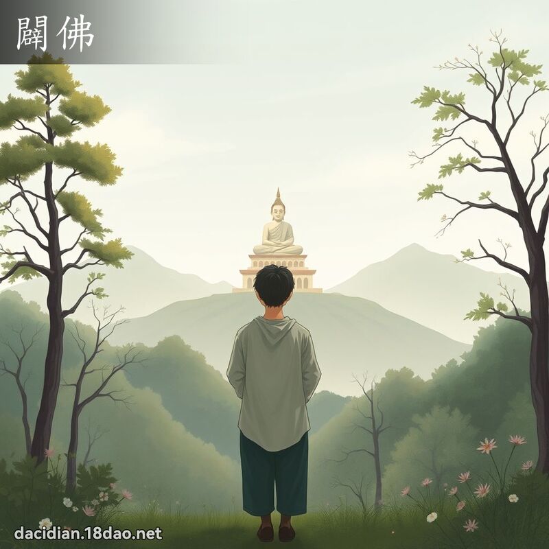 闢佛 - 國語大辭典配圖