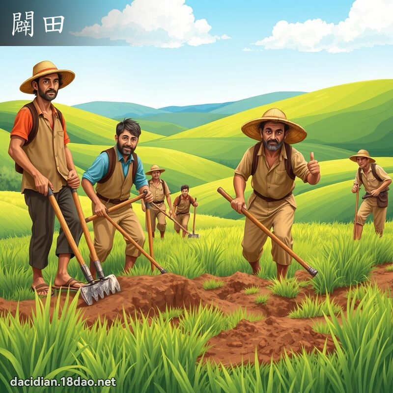 辟田 - 国语大辞典配图
