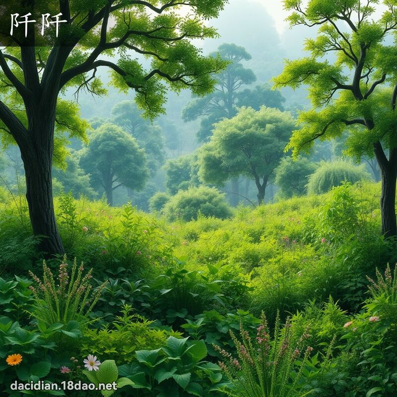 阡阡 - 國語大辭典配圖