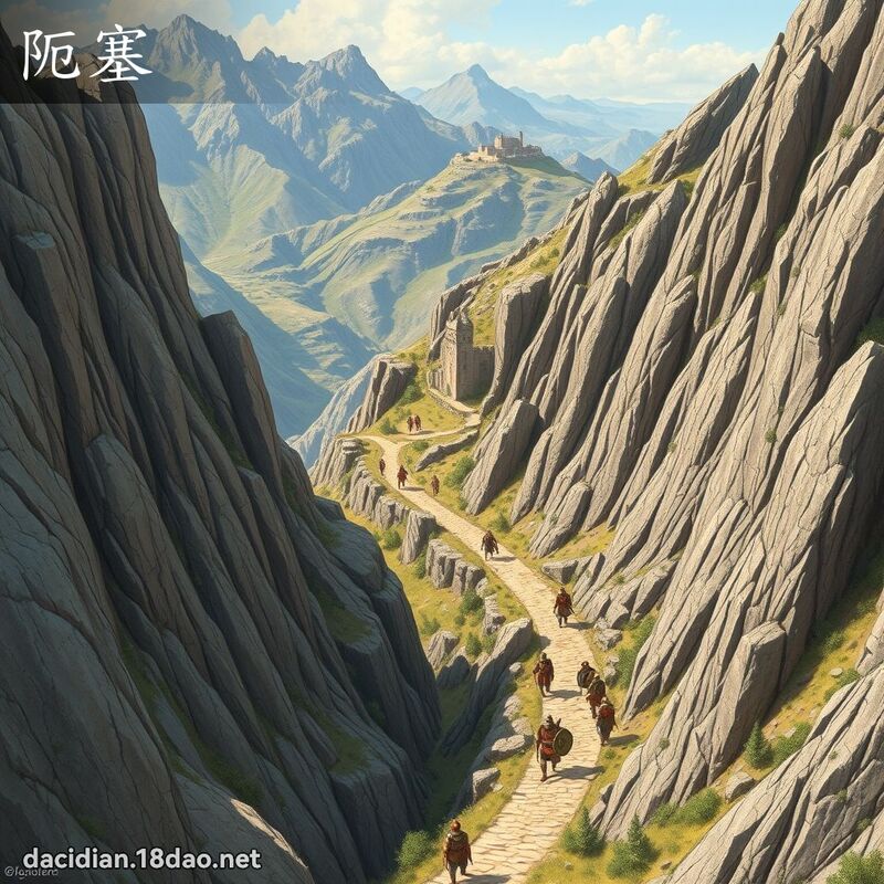 阨塞 - 國語大辭典配圖