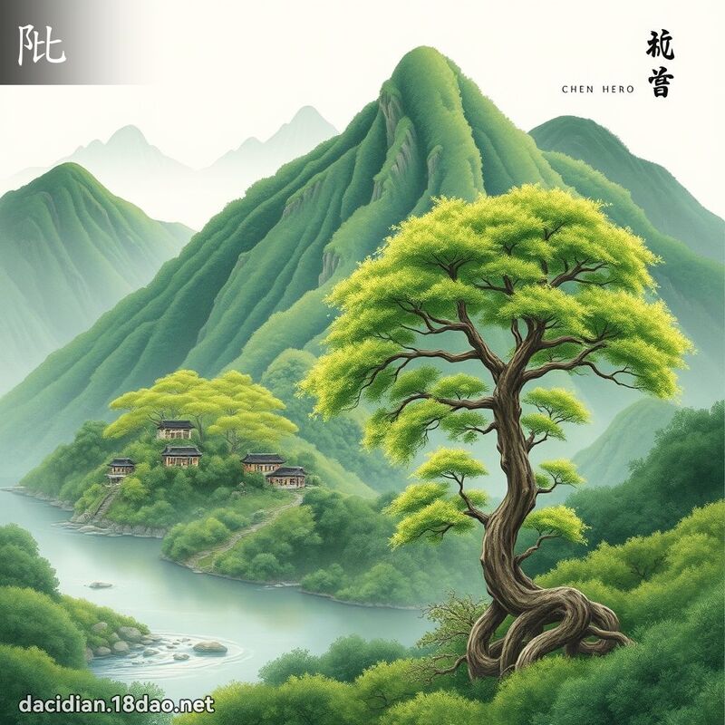 阰 - 國語大辭典配圖