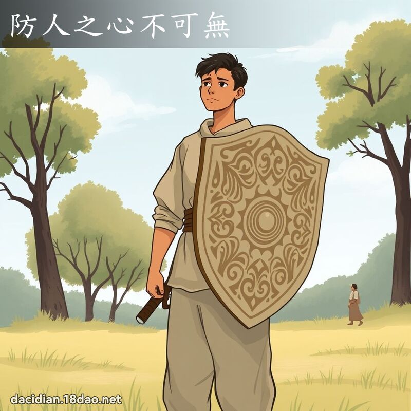 防人之心不可無 - 國語大辭典配圖