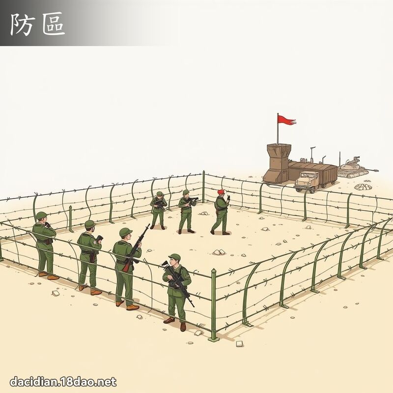 防區 - 國語大辭典配圖