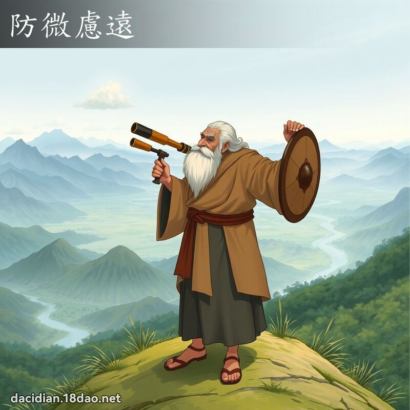 防微慮遠 - 國語大辭典配圖