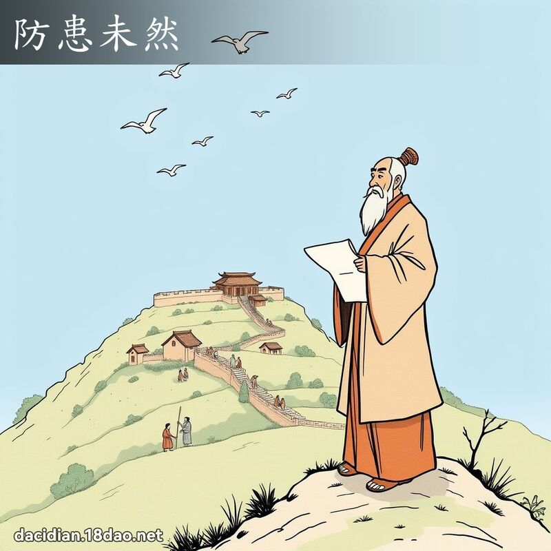 防患未然 - 国语大辞典配图