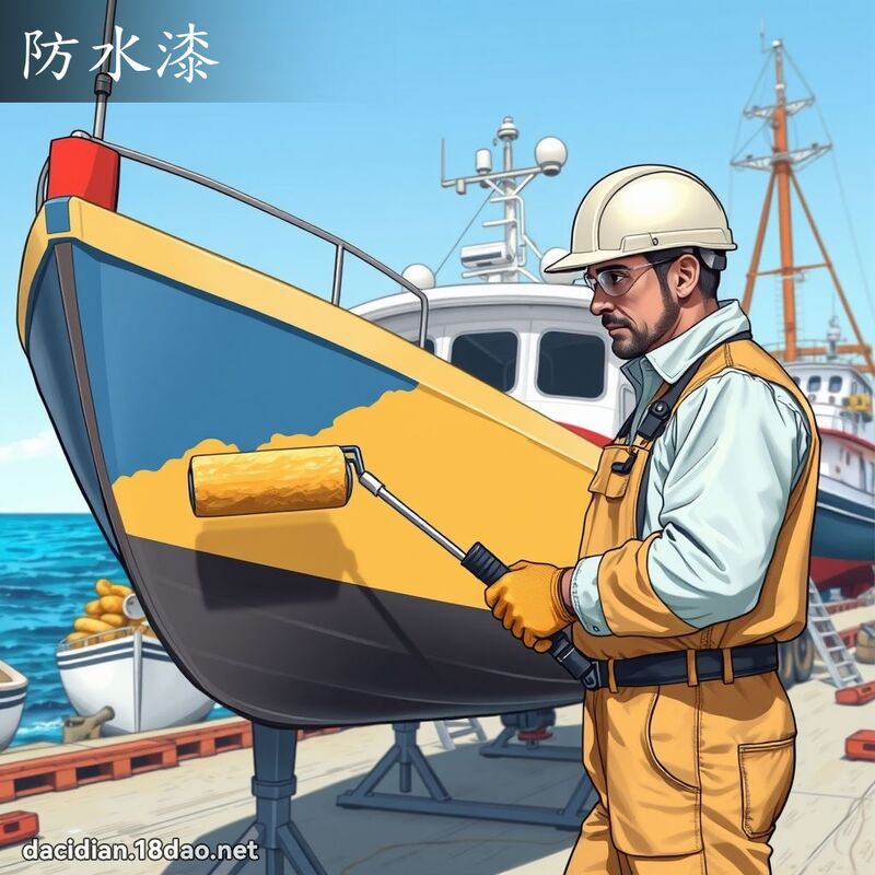 防水漆 - 国语大辞典配图