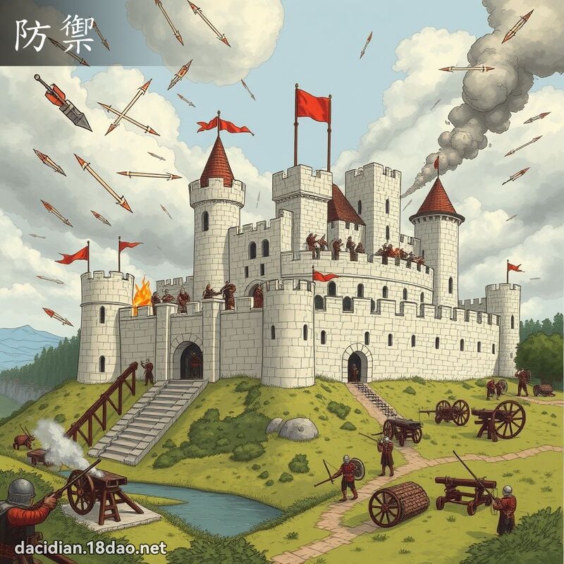 防禦 - 國語大辭典配圖