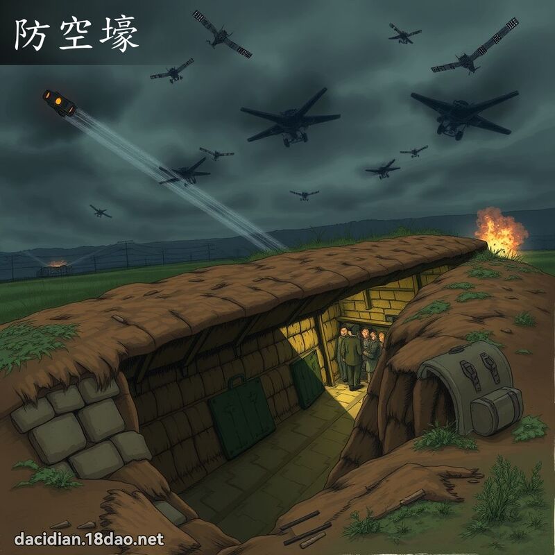 防空壕 - 国语大辞典配图