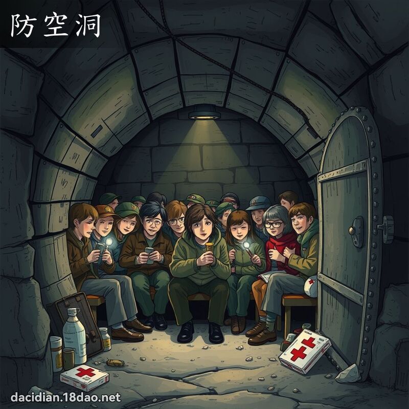防空洞 - 国语大辞典配图