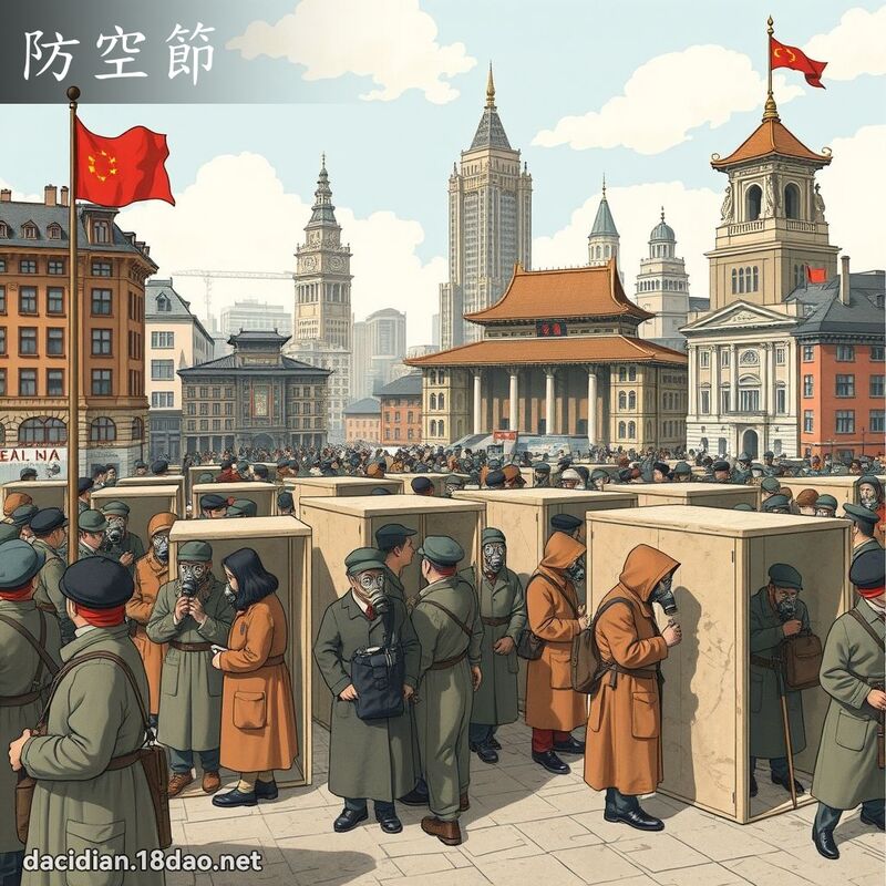 防空节 - 国语大辞典配图