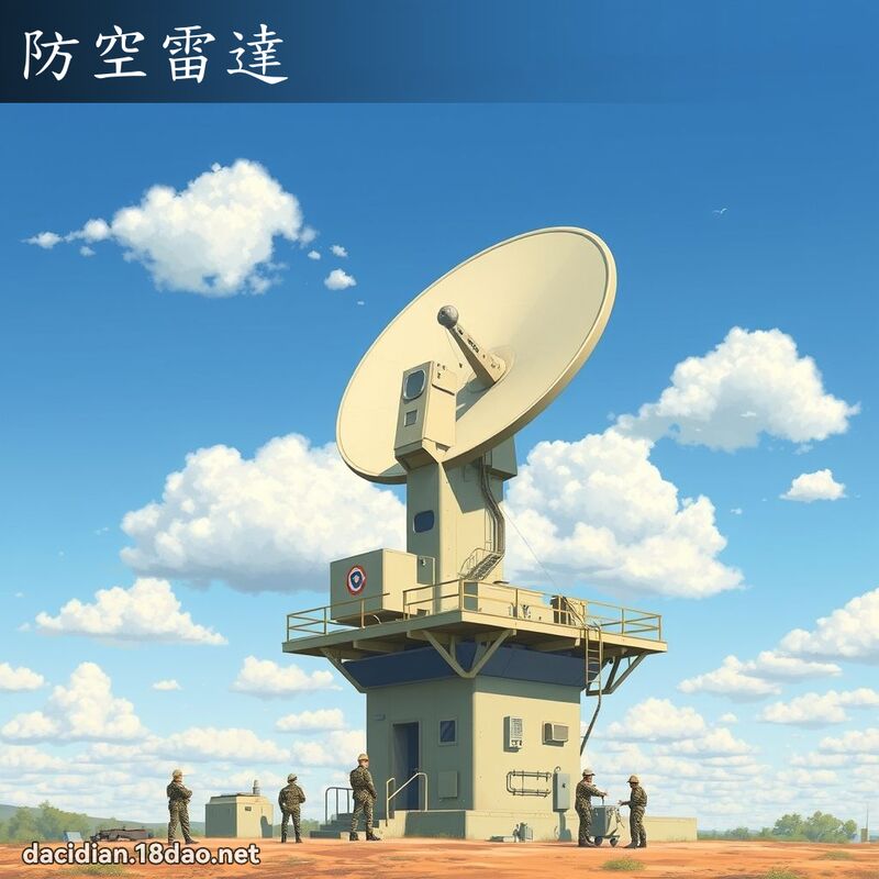 防空雷达 - 国语大辞典配图