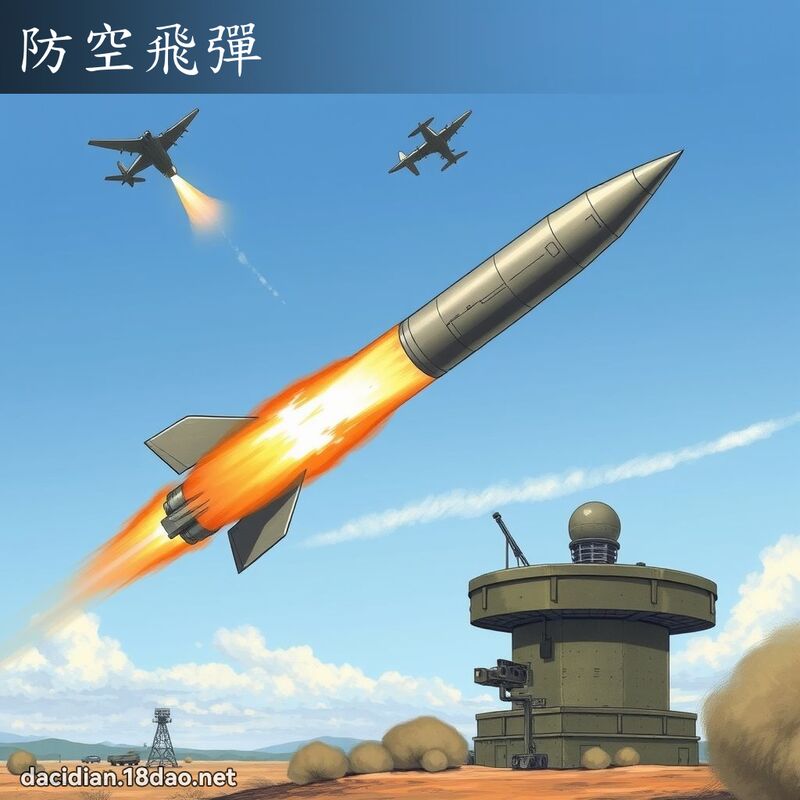 防空飛彈 - 國語大辭典配圖