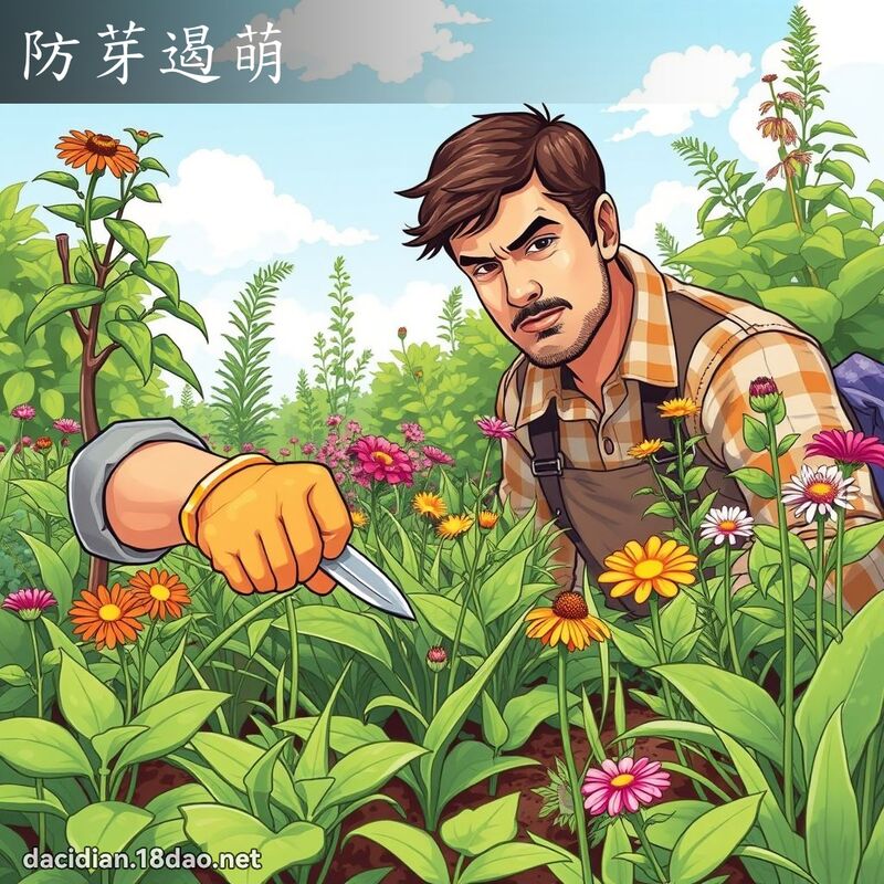 防芽遏萌 - 國語大辭典配圖