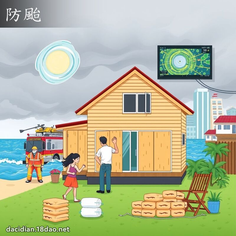 防台 - 国语大辞典配图
