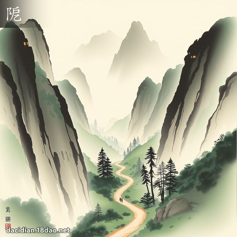 汉字: 阸 (多音字)