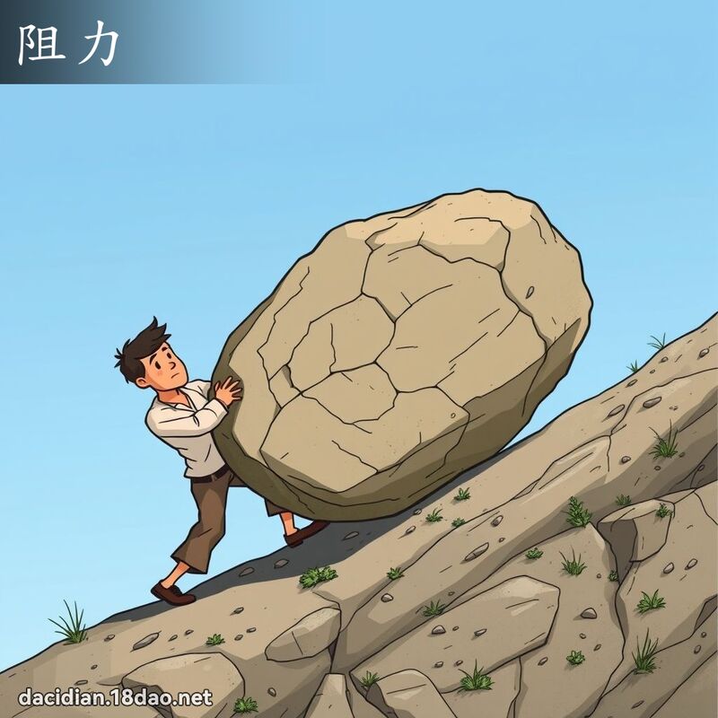 阻力 - 国语大辞典配图