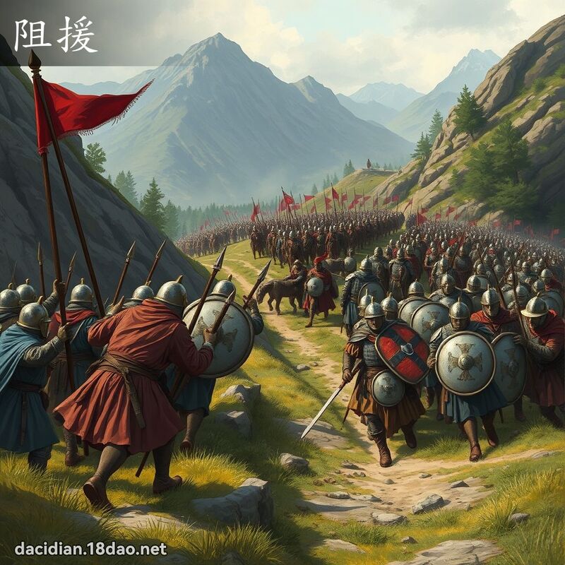 阻援 - 國語大辭典配圖