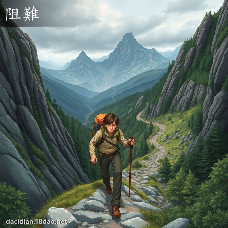阻难 - 国语大辞典配图