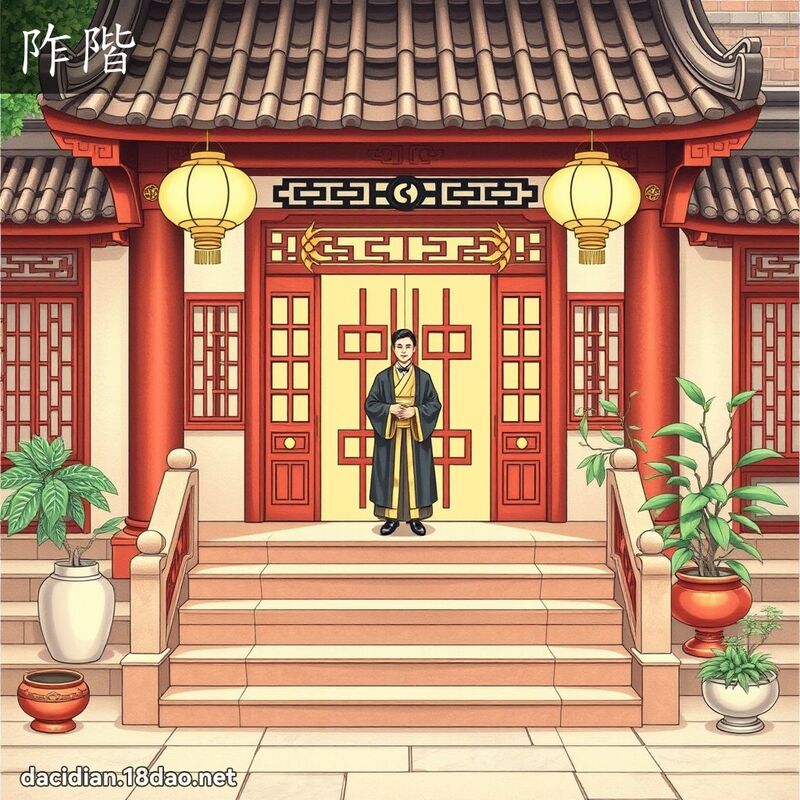 阼階 - 國語大辭典配圖