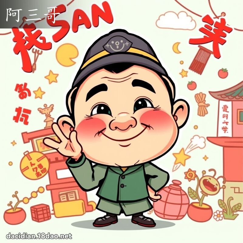 阿三哥 - 國語大辭典配圖