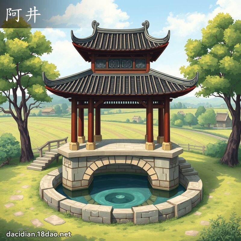 阿井 - 國語大辭典配圖