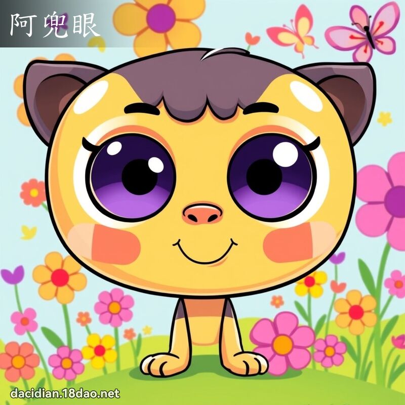 阿兜眼 - 國語大辭典配圖