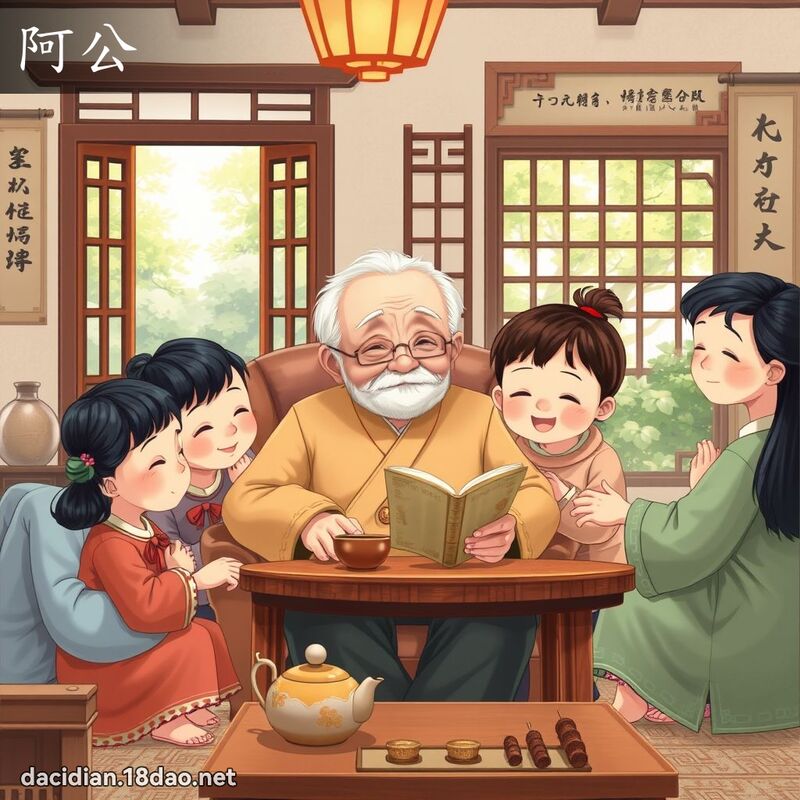 阿公 - 國語大辭典配圖