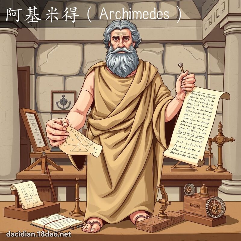 阿基米得（Archimedes） - 國語大辭典配圖