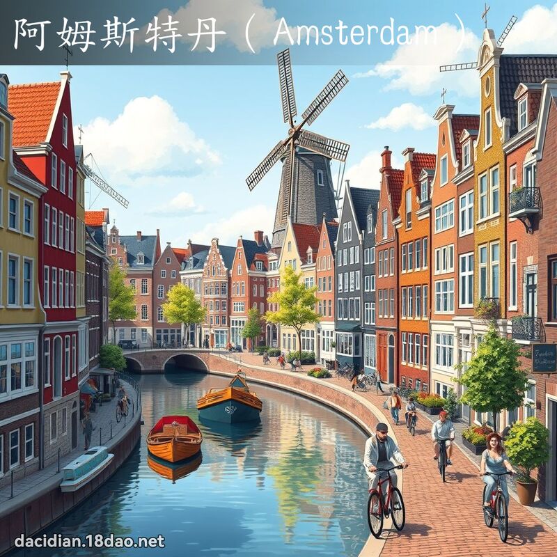 阿姆斯特丹（Amsterdam） - 國語大辭典配圖
