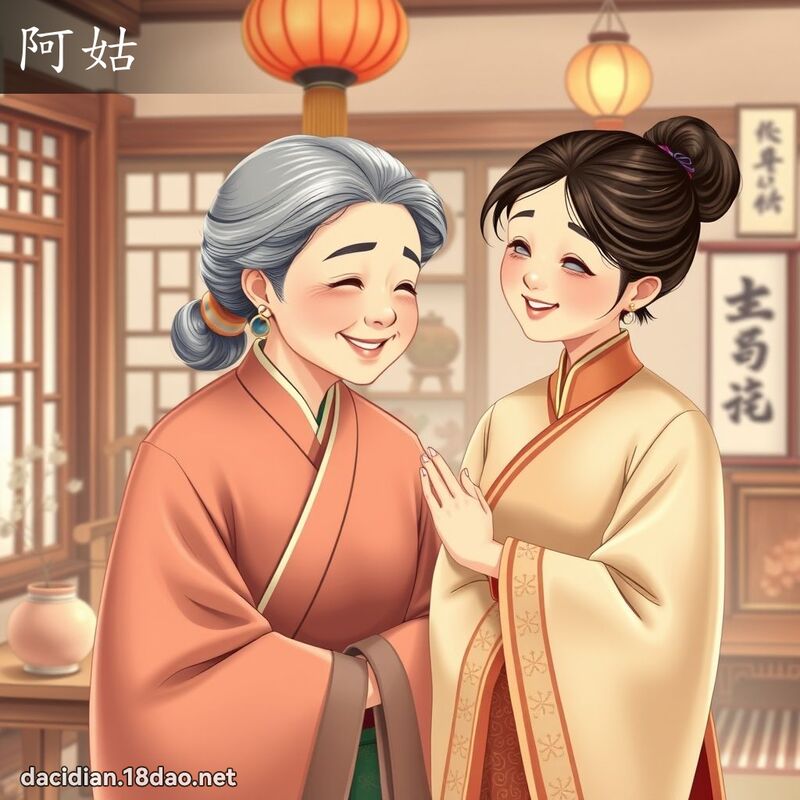 阿姑 - 國語大辭典配圖