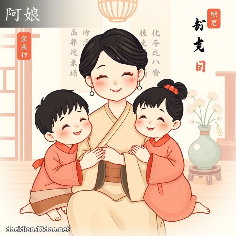 阿娘 - 國語大辭典配圖