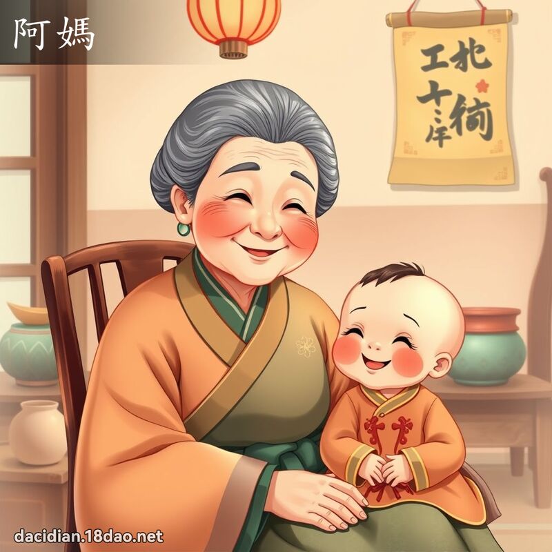 阿媽 - 國語大辭典配圖