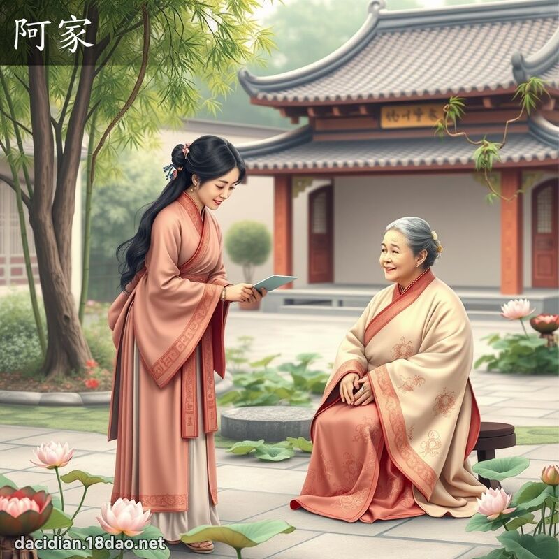 阿家 - 國語大辭典配圖