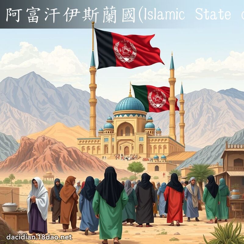 阿富汗伊斯蘭國(Islamic State of Afghanistan) - 國語大辭典配圖
