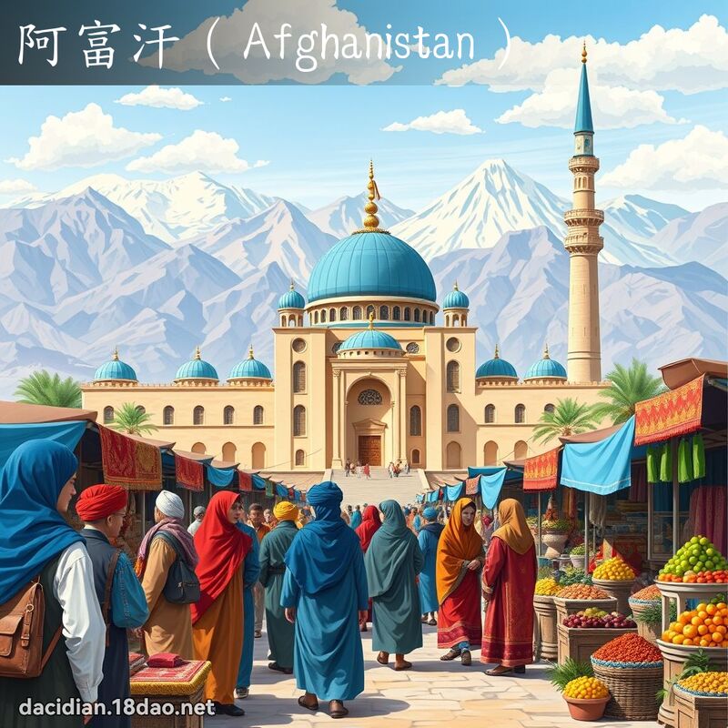 阿富汗（Afghanistan） - 國語大辭典配圖