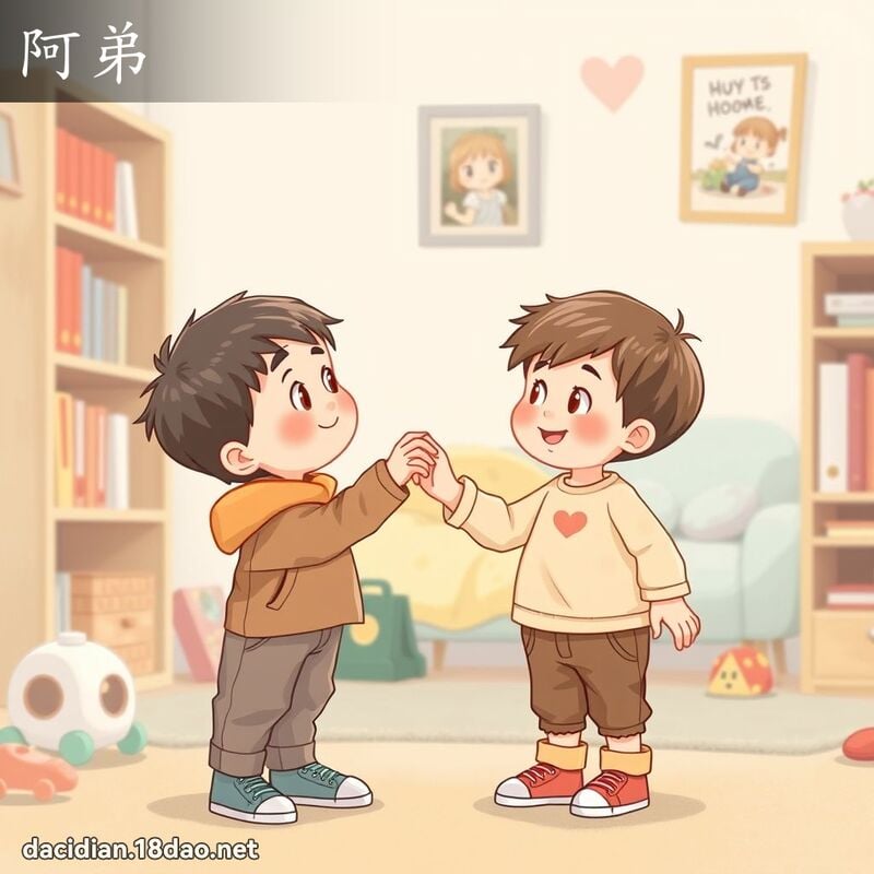 阿弟 - 國語大辭典配圖